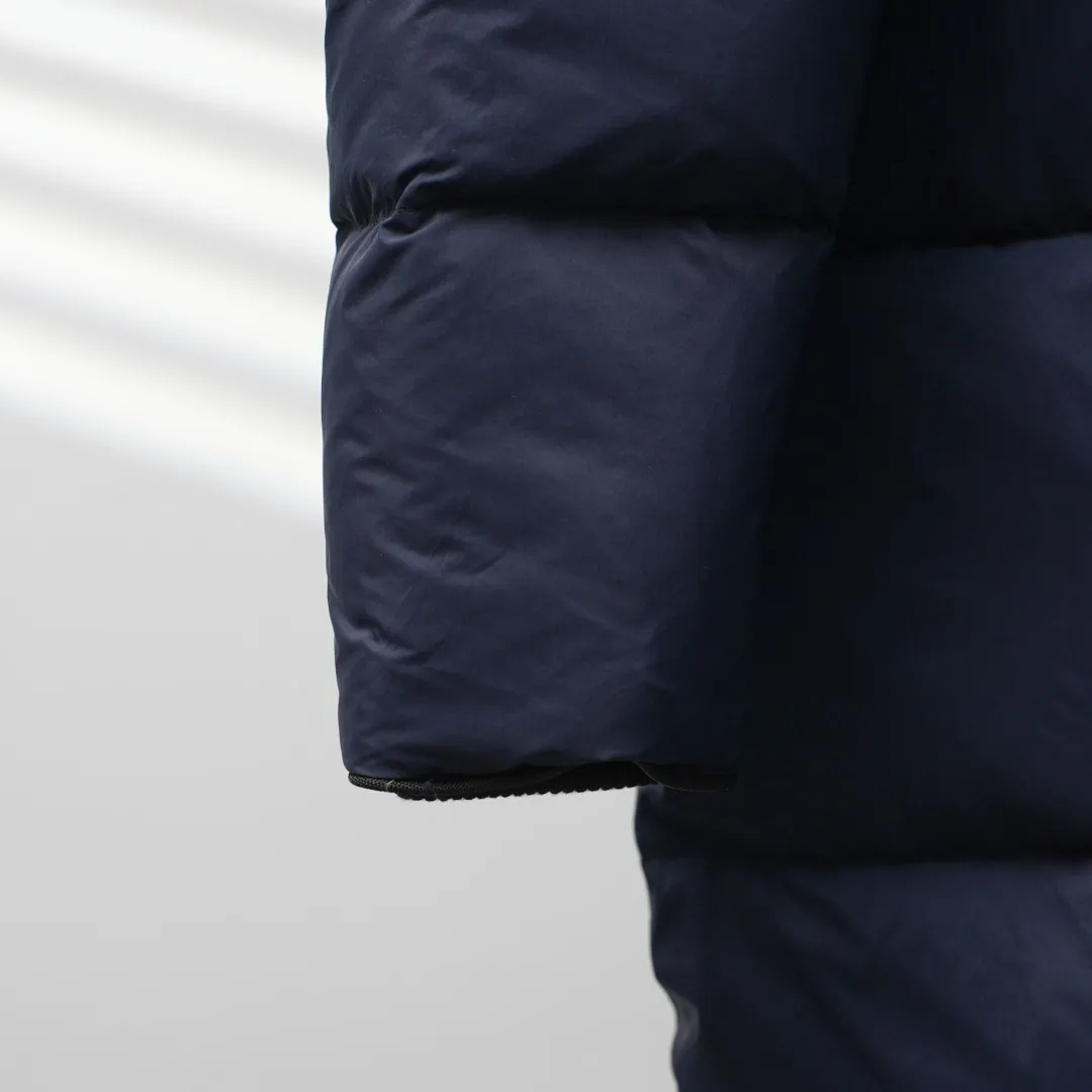 P1040 CANADA GOOSE丨Canada Goose 2800 Long Armband Hooded Down Jacket Color: Dark Blue Red Label Size: XS-XXL